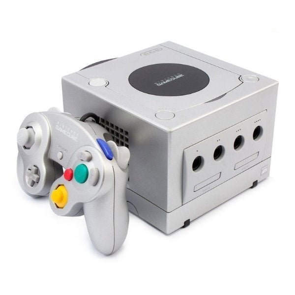 Nintendo Gamecube platinum silver + 3rd party controller - Gamesellers.nl