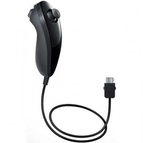 Nintendo Wii nunchuk zwart NIEUW - Gamesellers.nl