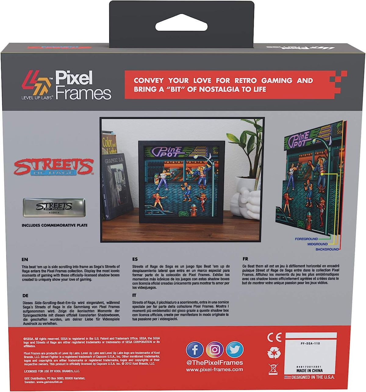 Pixel Frames - Streets of Rage - Gamesellers.nl