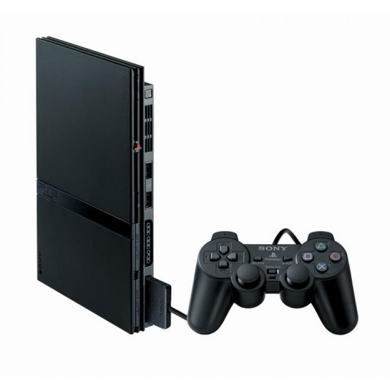 PS2 slimline console zwart - Gamesellers.nl