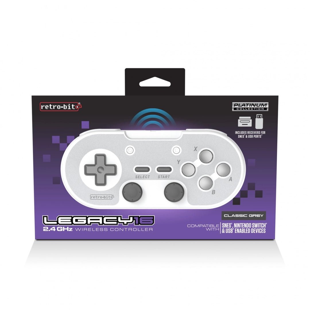Retro - Bit Legacy 16 wireless controller grey - Gamesellers.nl
