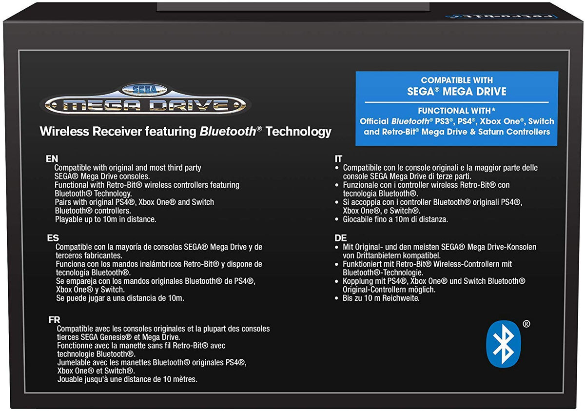 Retro - Bit SEGA Mega Drive bluetooth receiver - Gamesellers.nl