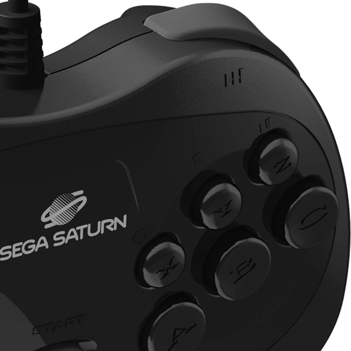 Retro - Bit Sega Saturn controller black (model 2) - Gamesellers.nl