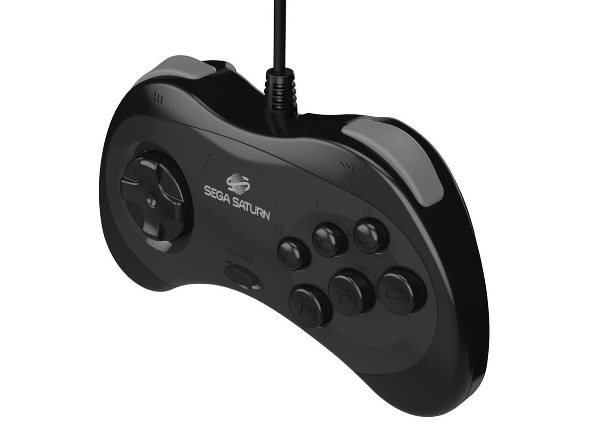 Retro - Bit Sega Saturn controller black (model 2) - Gamesellers.nl