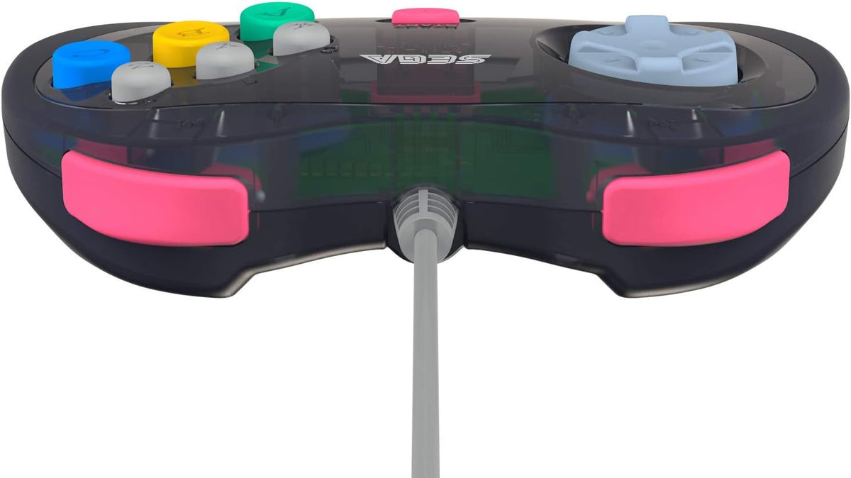 Retro - Bit Sega Saturn USB controller Slate Gray (model 2) - Gamesellers.nl