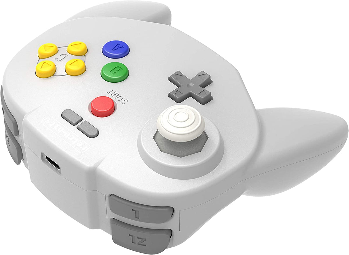 Retro - Bit Tribute 64 2.4ghz wireless controller Atomic Grey - Gamesellers.nl