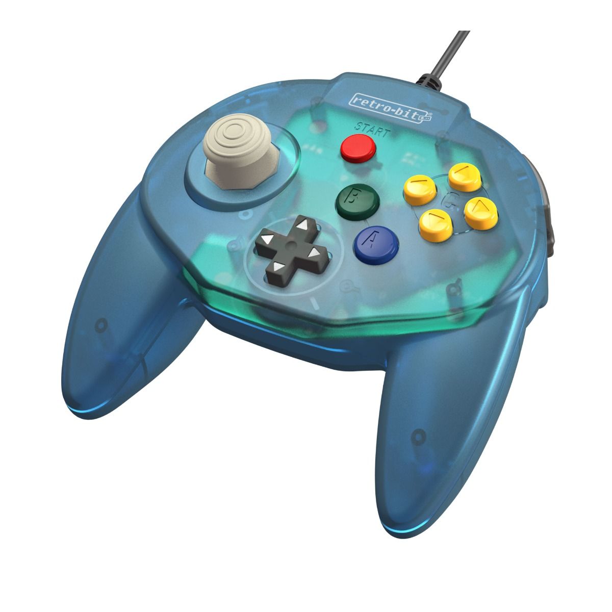 Retro - Bit Tribute 64 USB controller ocean blue - Gamesellers.nl