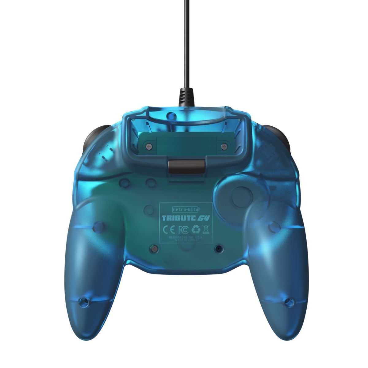 Retro - Bit Tribute 64 USB controller ocean blue - Gamesellers.nl