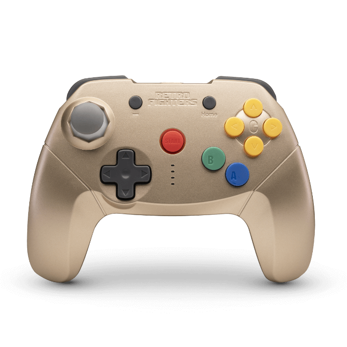 Brawller Controller Retro Fighters Brawler64 bluetooth controller NSO edition Gold limited ...