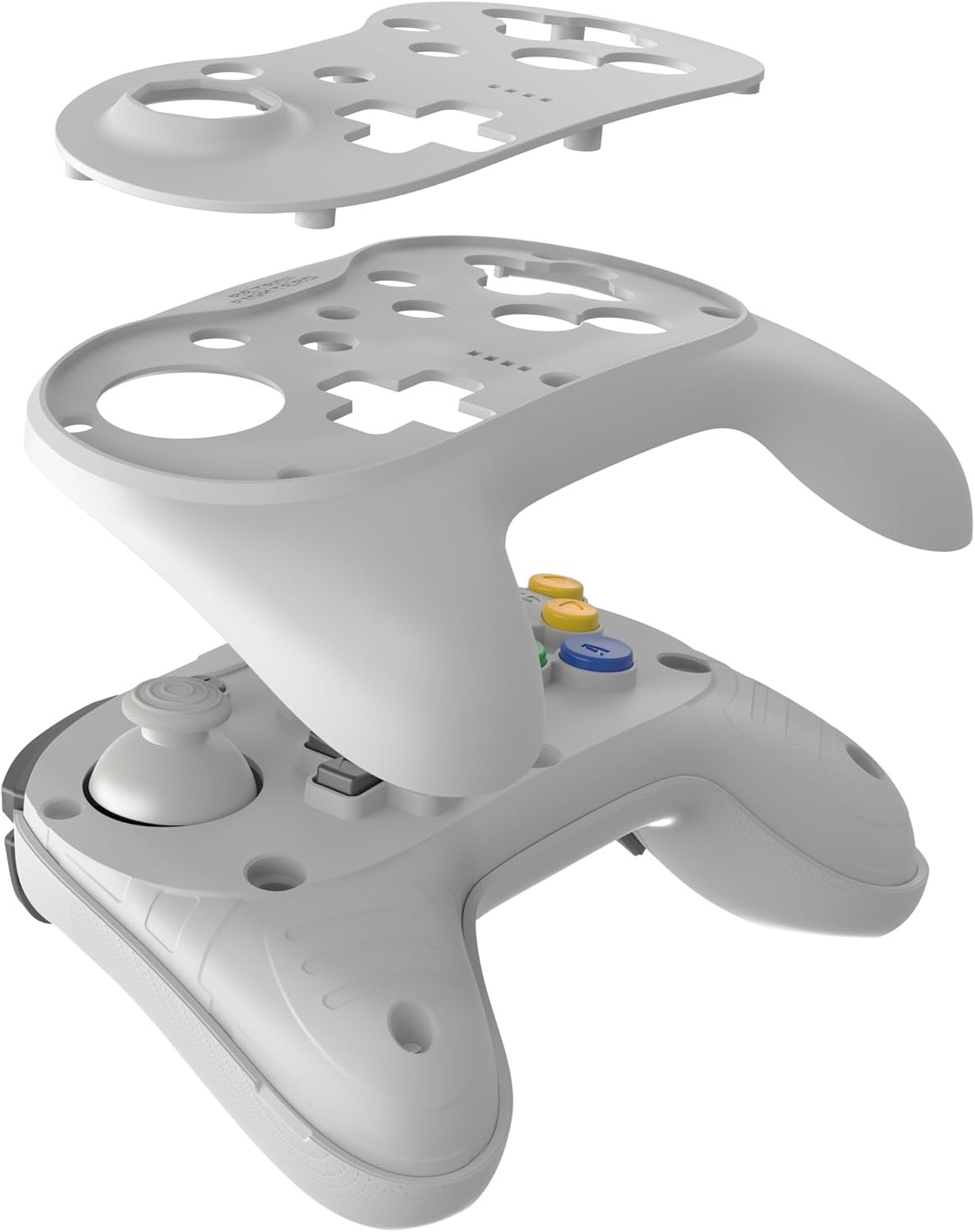 Retro Fighters Brawler64 Pro 2.4G wireless controller Classic Gray - Gamesellers.nl