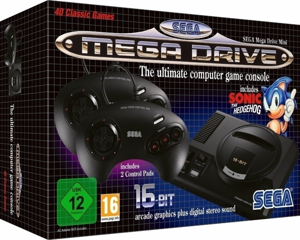 SEGA Mega Drive Mini (doos licht beschadigd) - Gamesellers.nl