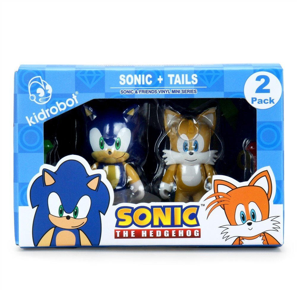 Sonic and Tails 3 inch Vinyl Figure 2 - Pack - Gamesellers.nl