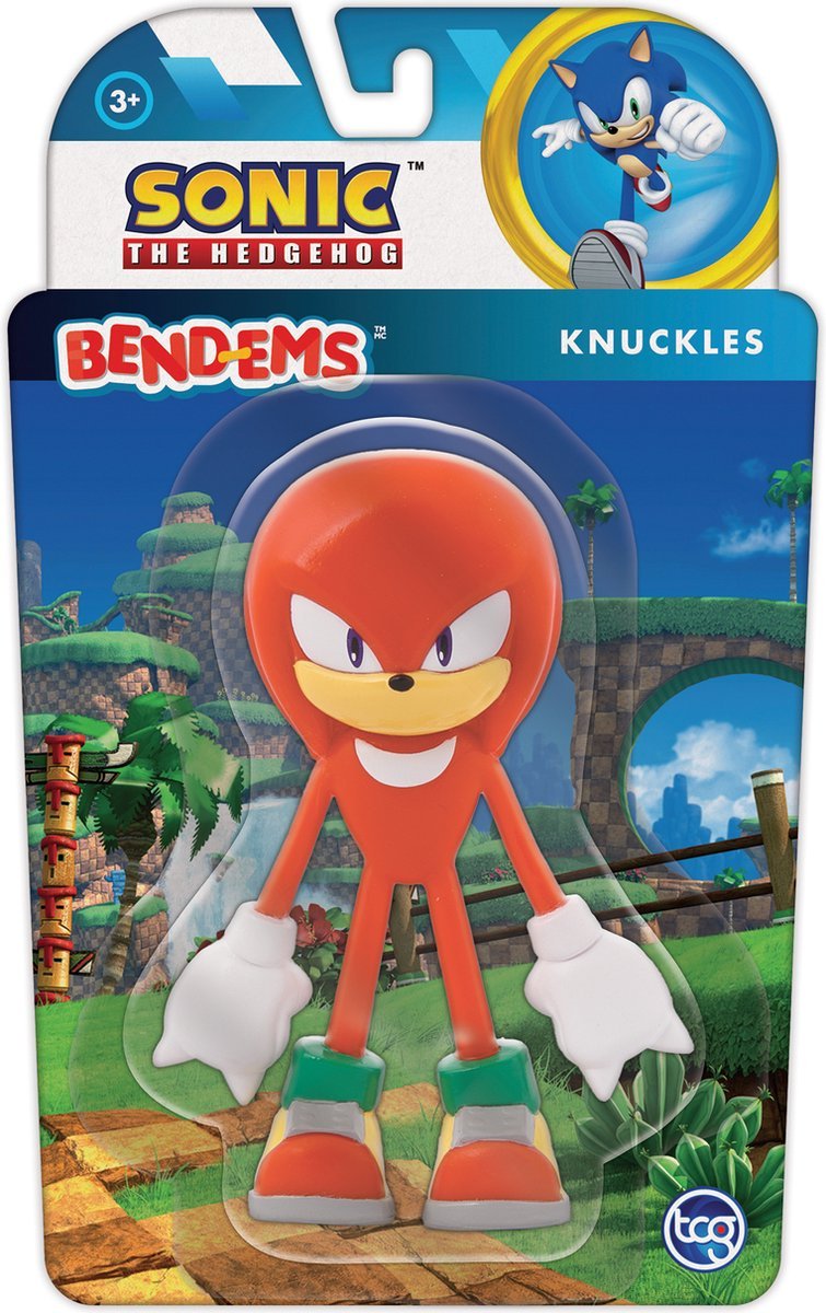 Sonic The Hedgehog: Knuckles - bendable figure - Gamesellers.nl