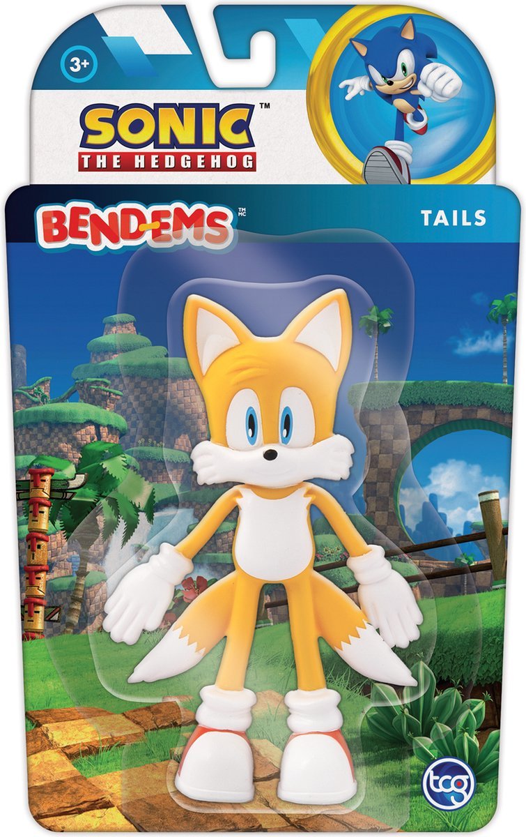 Sonic The Hedgehog: Tails - bendable figure - Gamesellers.nl