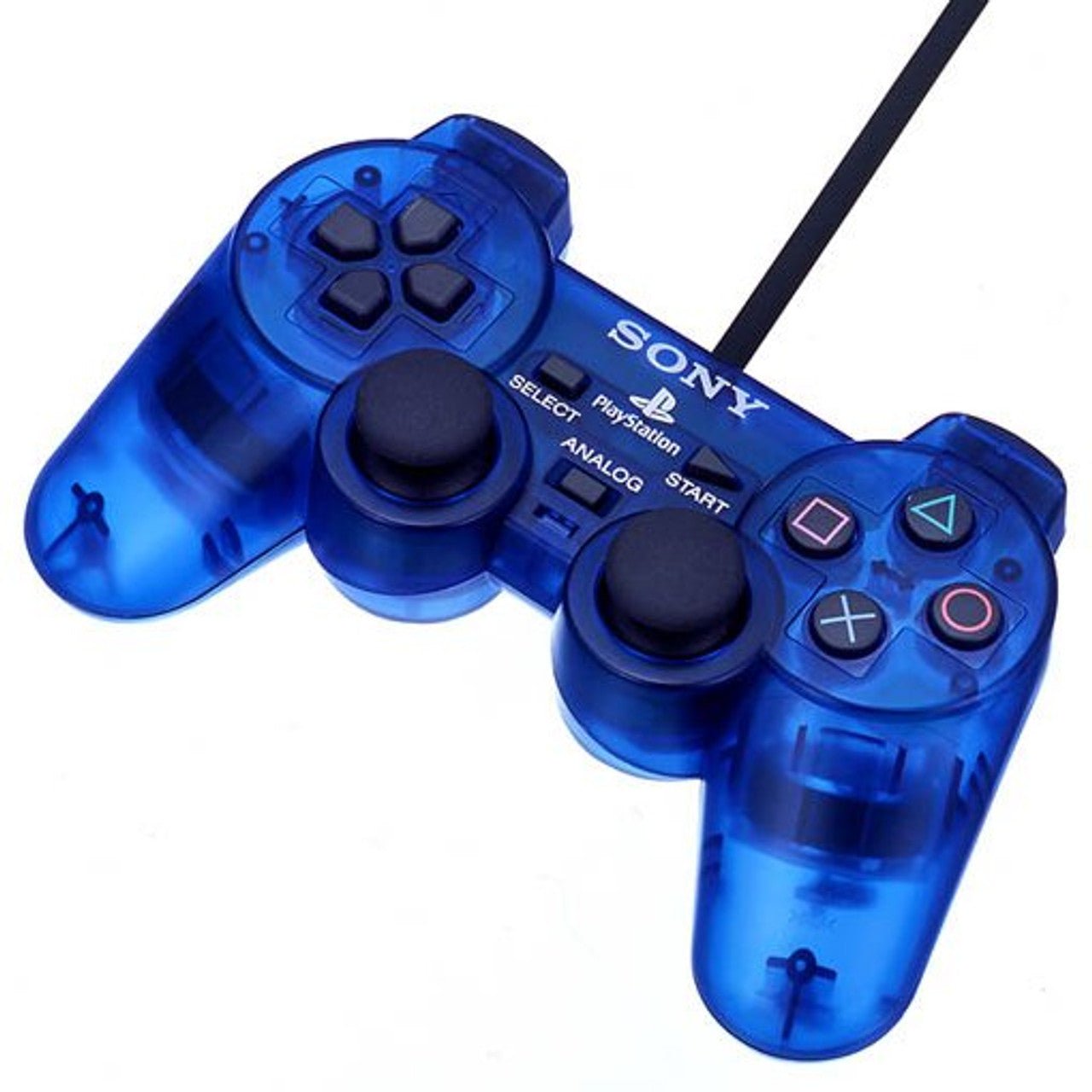 Sony Dual Shock 2 controller voor Playstation 2 Clear Ocean Blue origineel - Gamesellers.nl