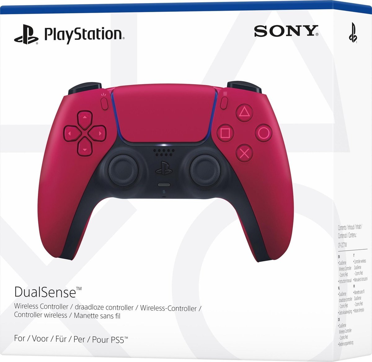 Sony DualSense Wireless Controller Cosmic Red - Gamesellers.nl