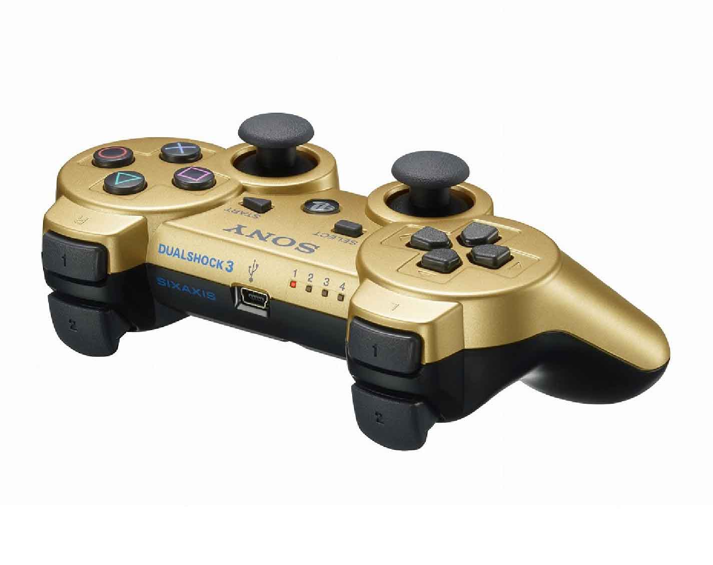 Sony PS3 Dualshock 3 controller Yakuza 5 gold / black - Gamesellers.nl