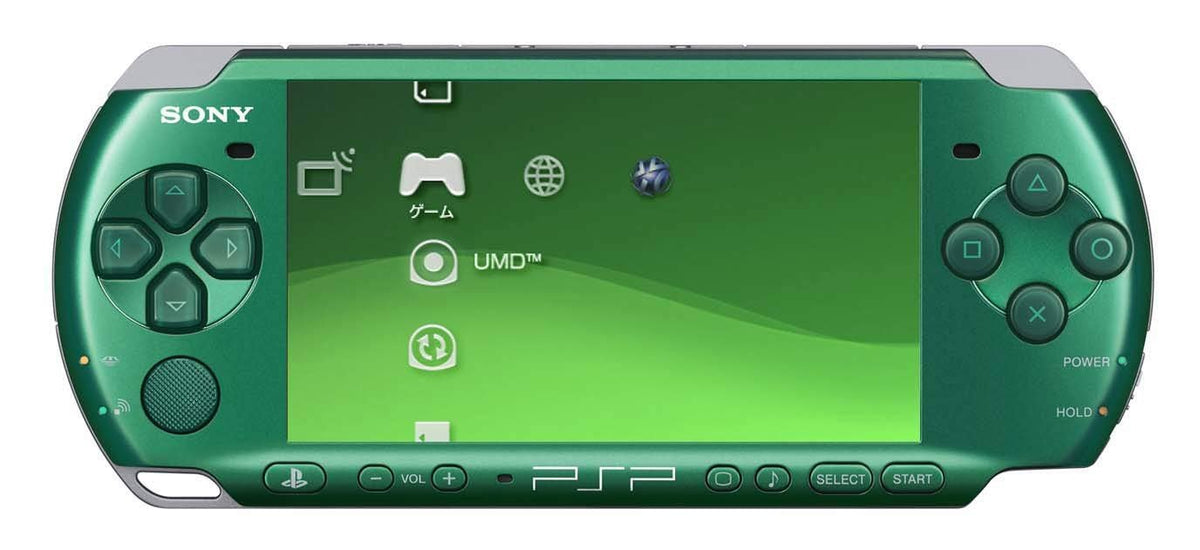 Sony PSP 3000 spirited green - Gamesellers.nl