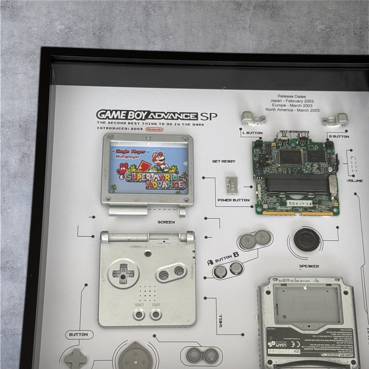 Wall Art - Game Boy Advance SP zilver