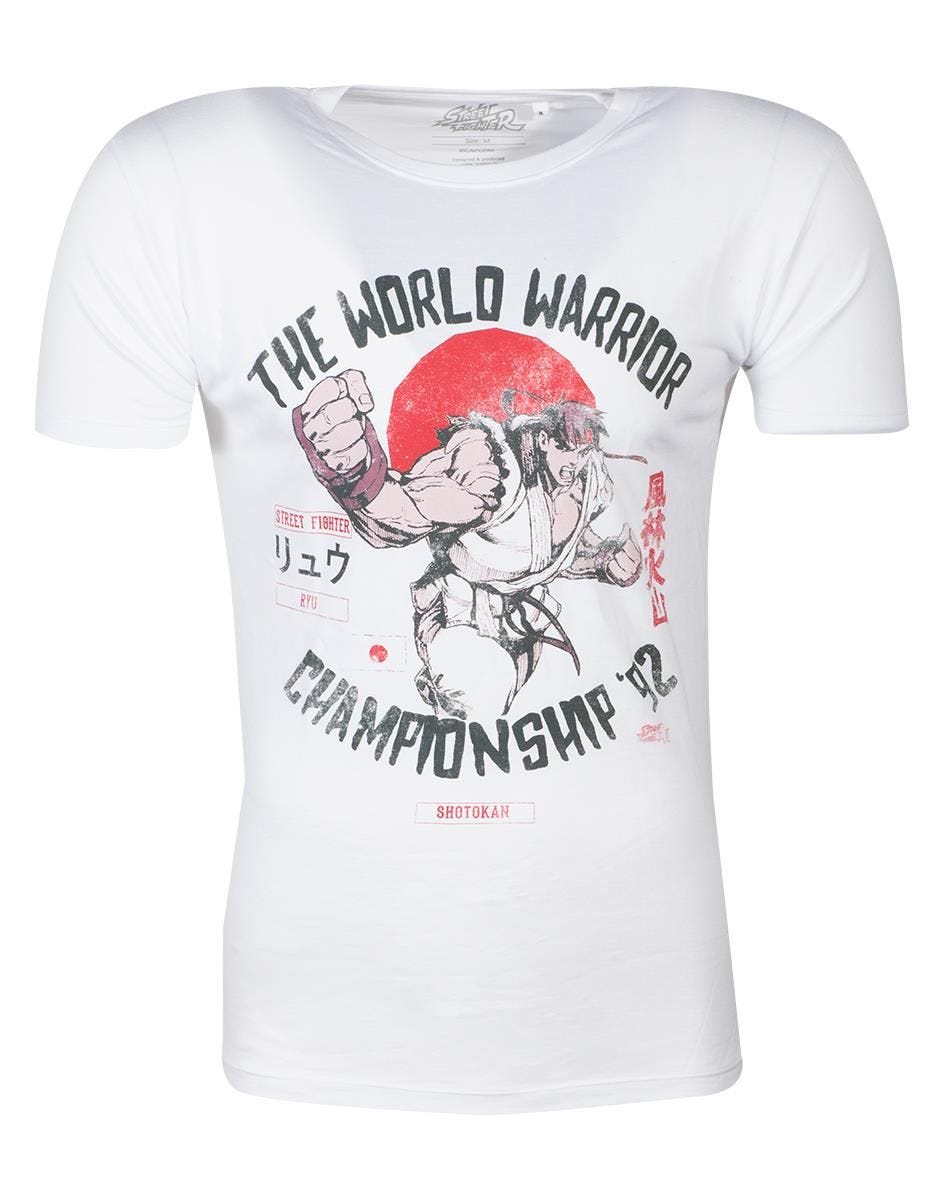 Street Fighter World Warrior Ryu T-Shirt - Gamesellers.nl