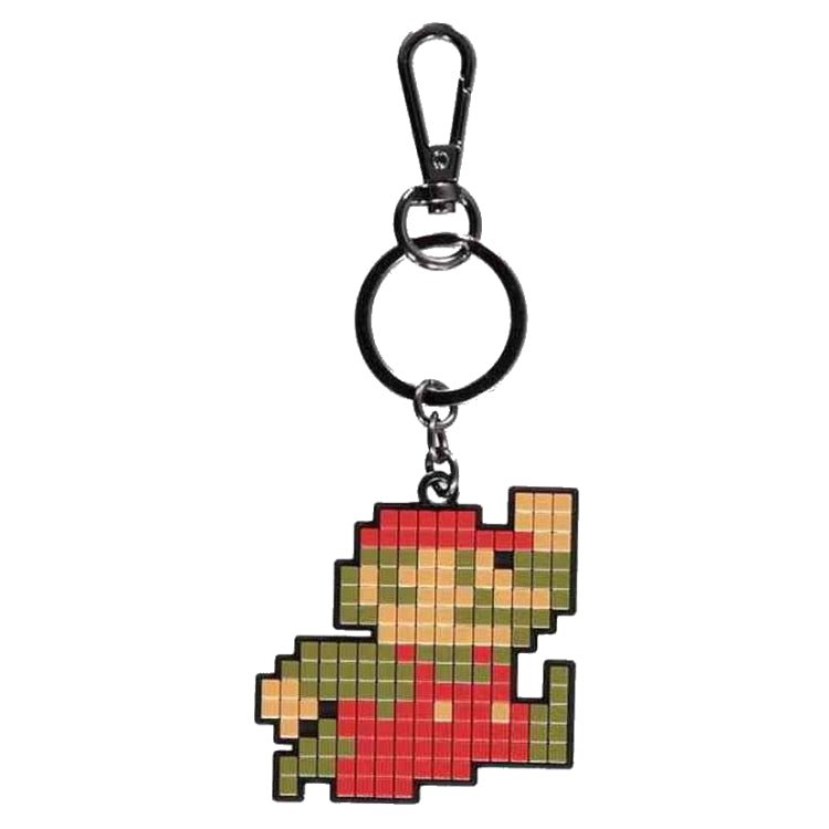 Super Mario 8 bit rubber keychain - Gamesellers.nl