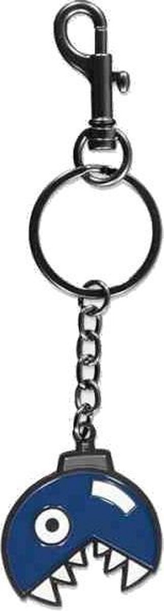 Super Mario Chain Chomp metal keychain - Gamesellers.nl