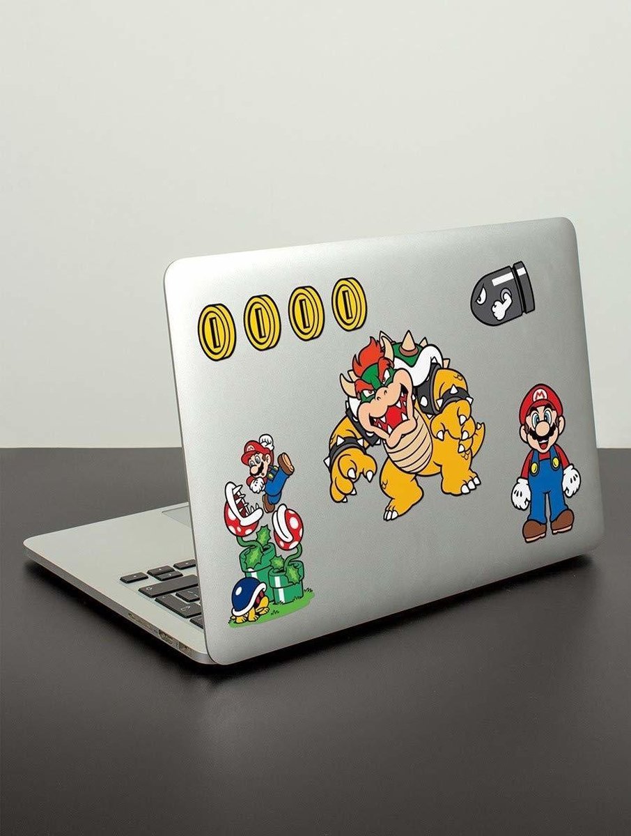 Super Mario - Mushroom Kingdom stickerset - Gamesellers.nl