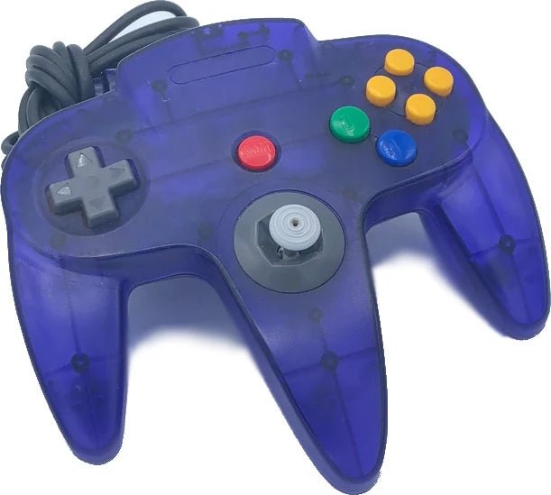 Teknogame controller voor Nintendo 64 clear purple - Gamesellers.nl
