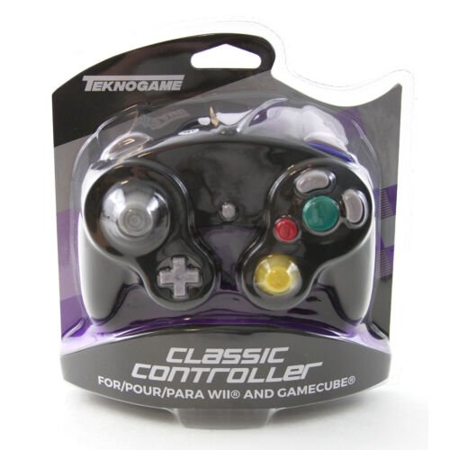 Teknogame Gamecube controller zwart - Gamesellers.nl