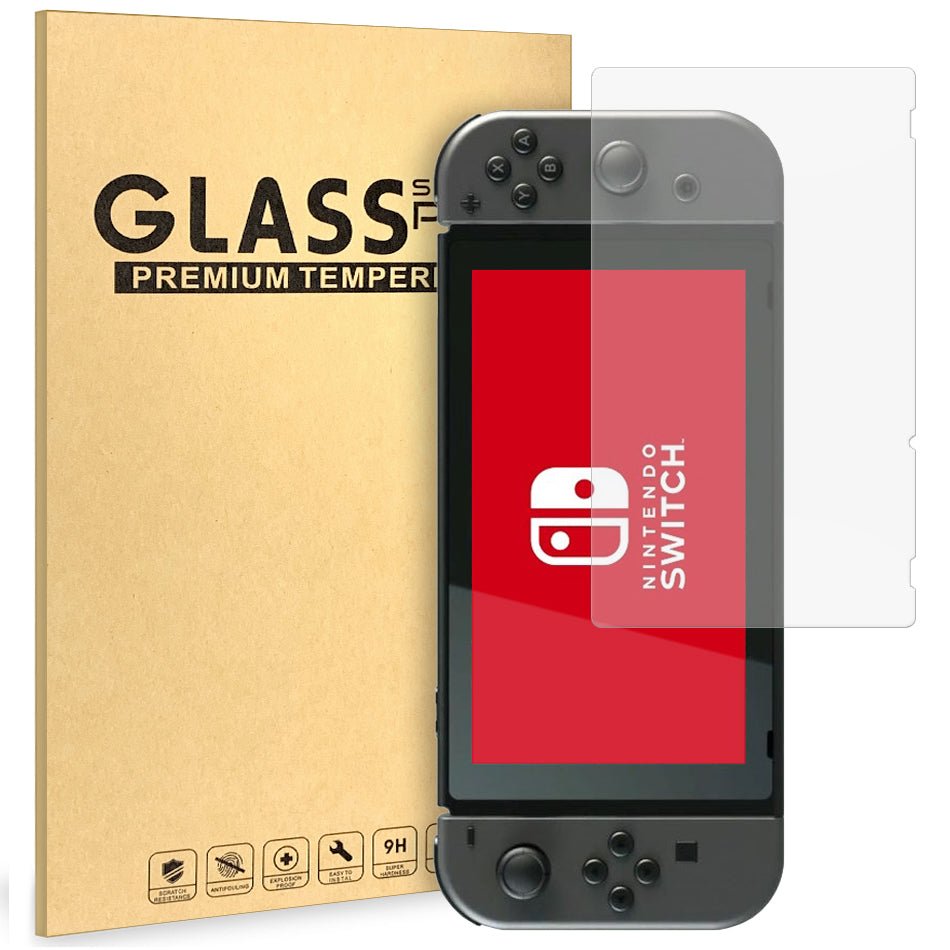 Tempered glass 9H screen protector voor Nintendo Switch - Gamesellers.nl