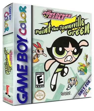 The Powerpuff Girls Paint the Townsville Green (losse cassette) - Gamesellers.nl