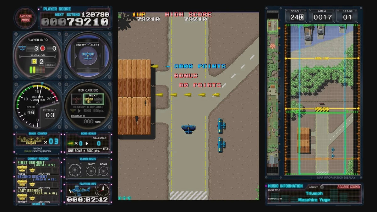 Toaplan Arcade Garage Flying Shark