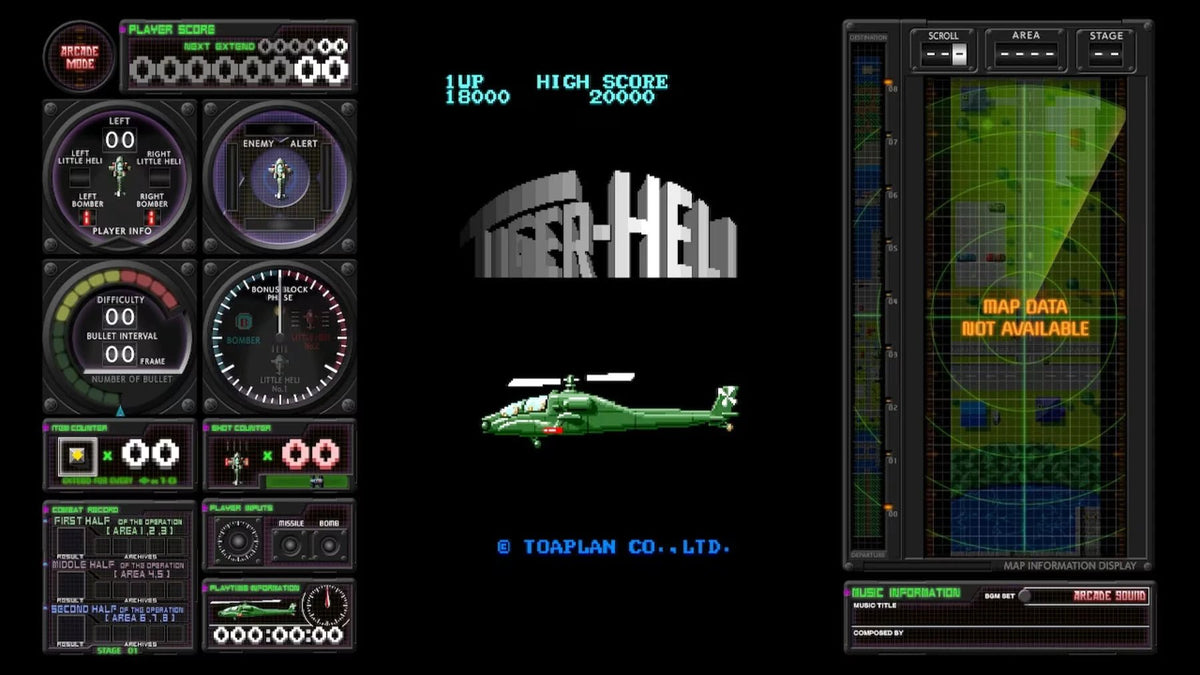 Toaplan Arcade Garage Kyukyoku Tiger-Heli - Gamesellers.nl