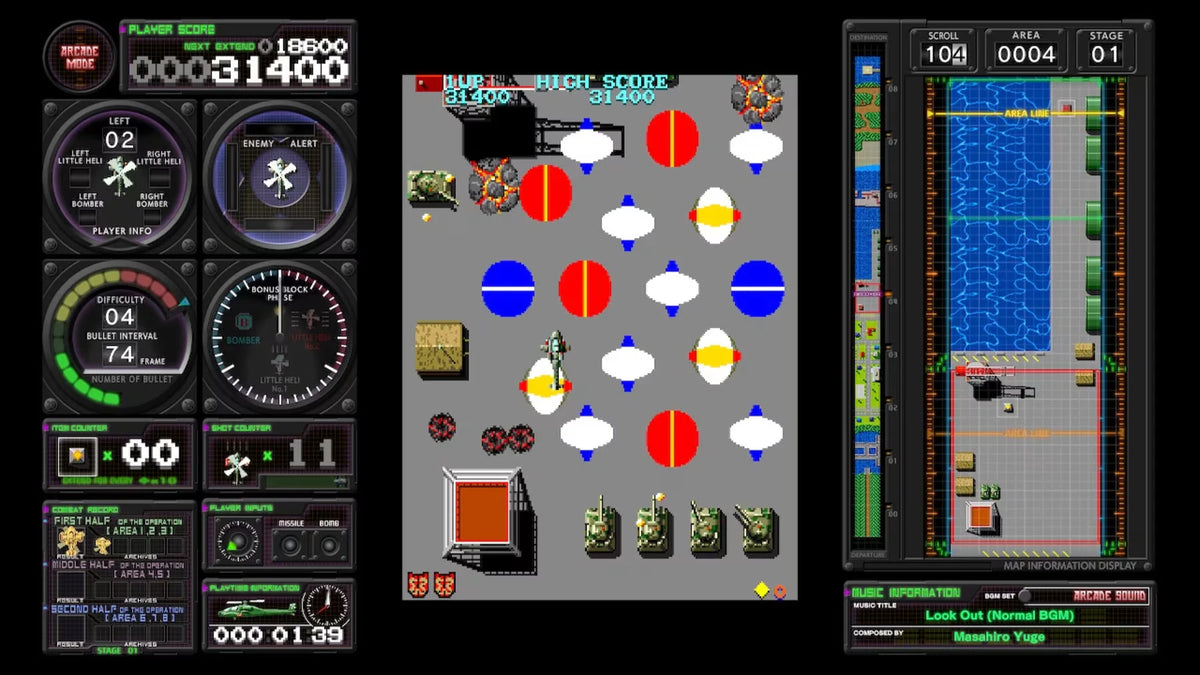 Toaplan Arcade Garage Kyukyoku Tiger-Heli