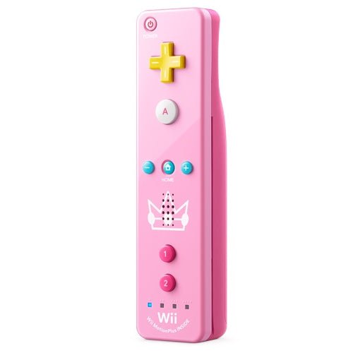 Wii remote controller motion plus Peach origineel - Gamesellers.nl
