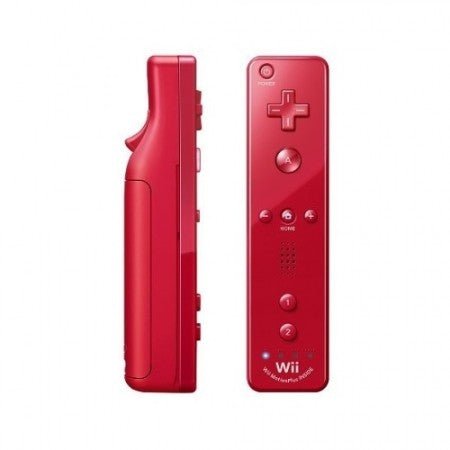 Wii remote controller motion plus rood origineel - Gamesellers.nl