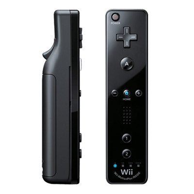 Wii remote controller motion plus zwart origineel - Gamesellers.nl