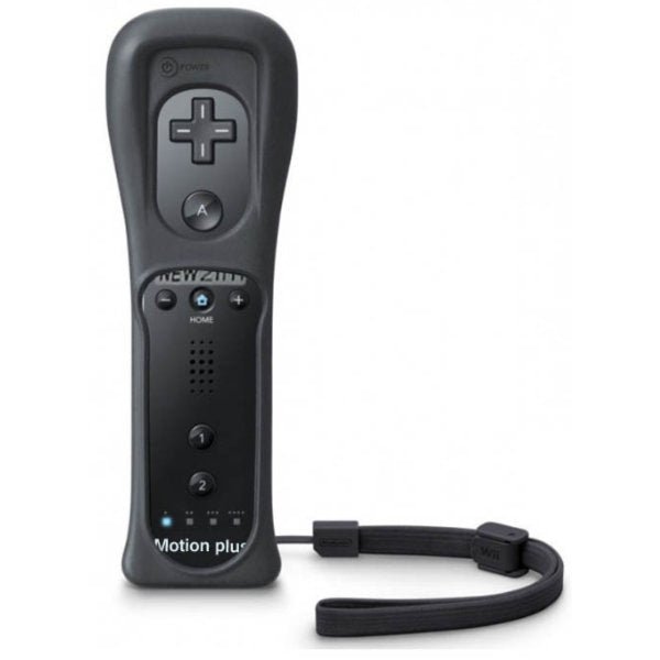 Wii remote controller zwart motion plus 3rd party NIEUW - Gamesellers.nl
