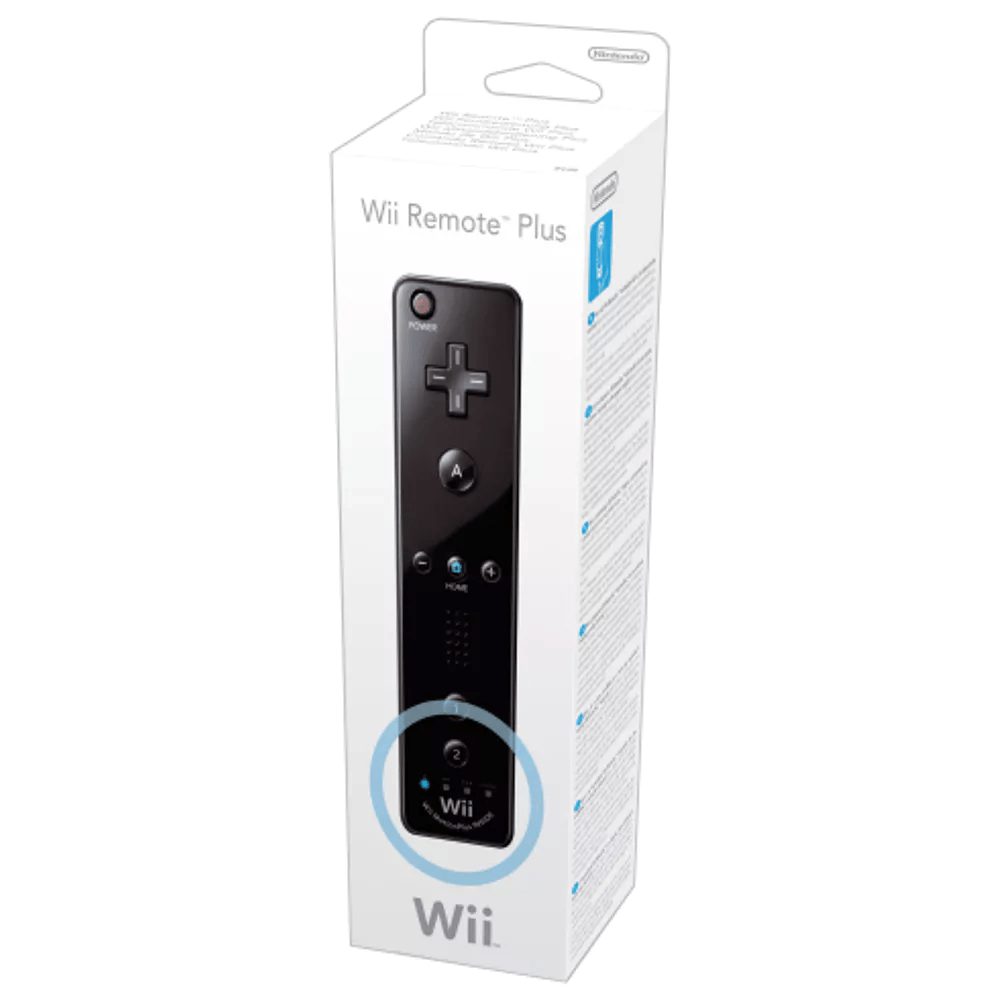 Wii remote motion plus controller zwart origineel boxed - Gamesellers.nl
