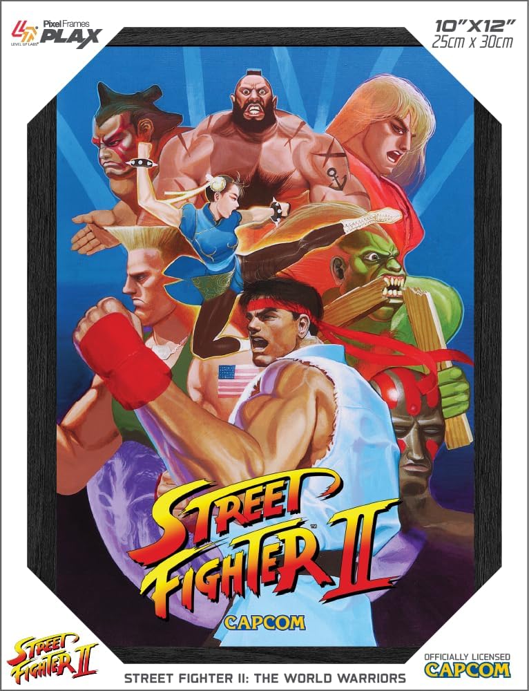 Pixel Frames Plax - Street Fighter 2 The World warrior