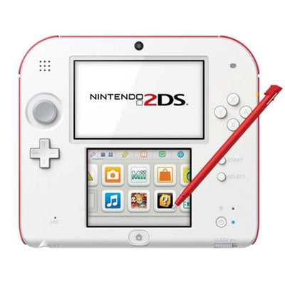 Nintendo 2DS wit + rood USED Gamesellers.nl