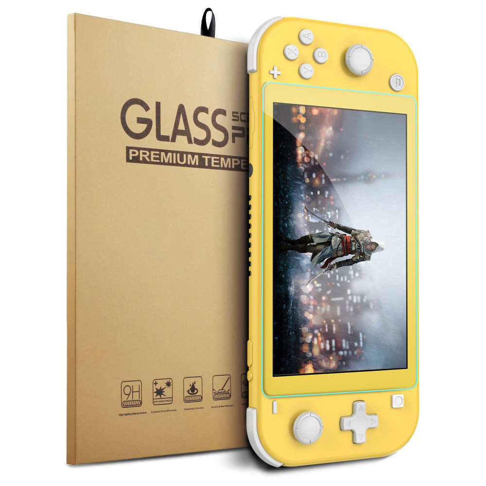 Tempered glass 9H screen protector voor Nintendo Switch Lite Gamesellers.nl