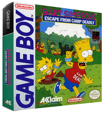 Bart Simpson Escape From Camp Deadly (losse cassette) Gamesellers.nl