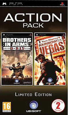 Action pack: Brothers in arms d-day + Tom Clancy&#39;s rainbow six vegas Gamesellers.nl