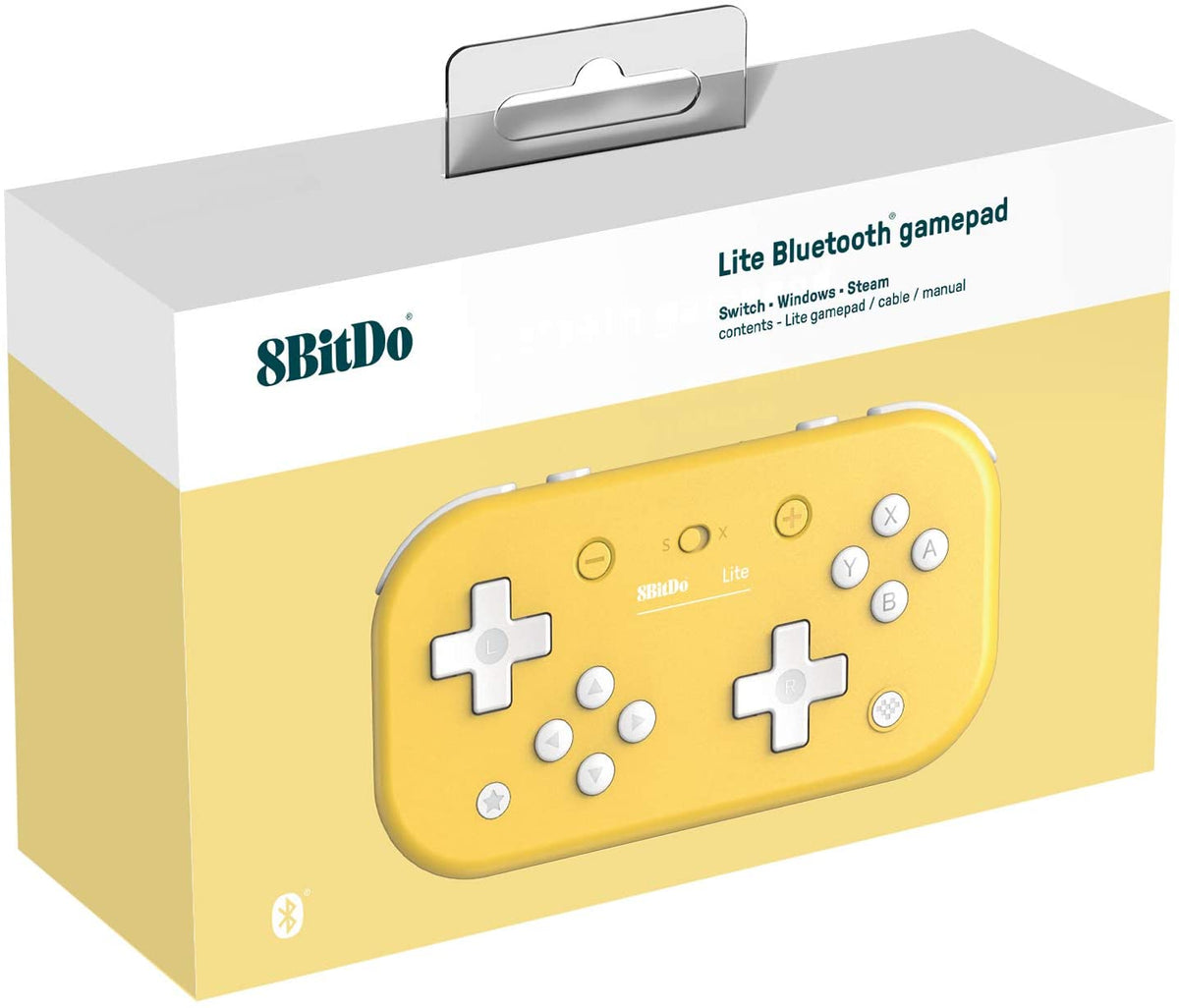 8BitDo Lite bluetooth controller Yellow Gamesellers.nl