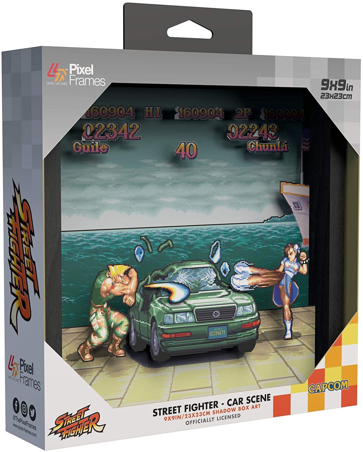 Pixel Frames - Streetfighter 2 car scene Gamesellers.nl