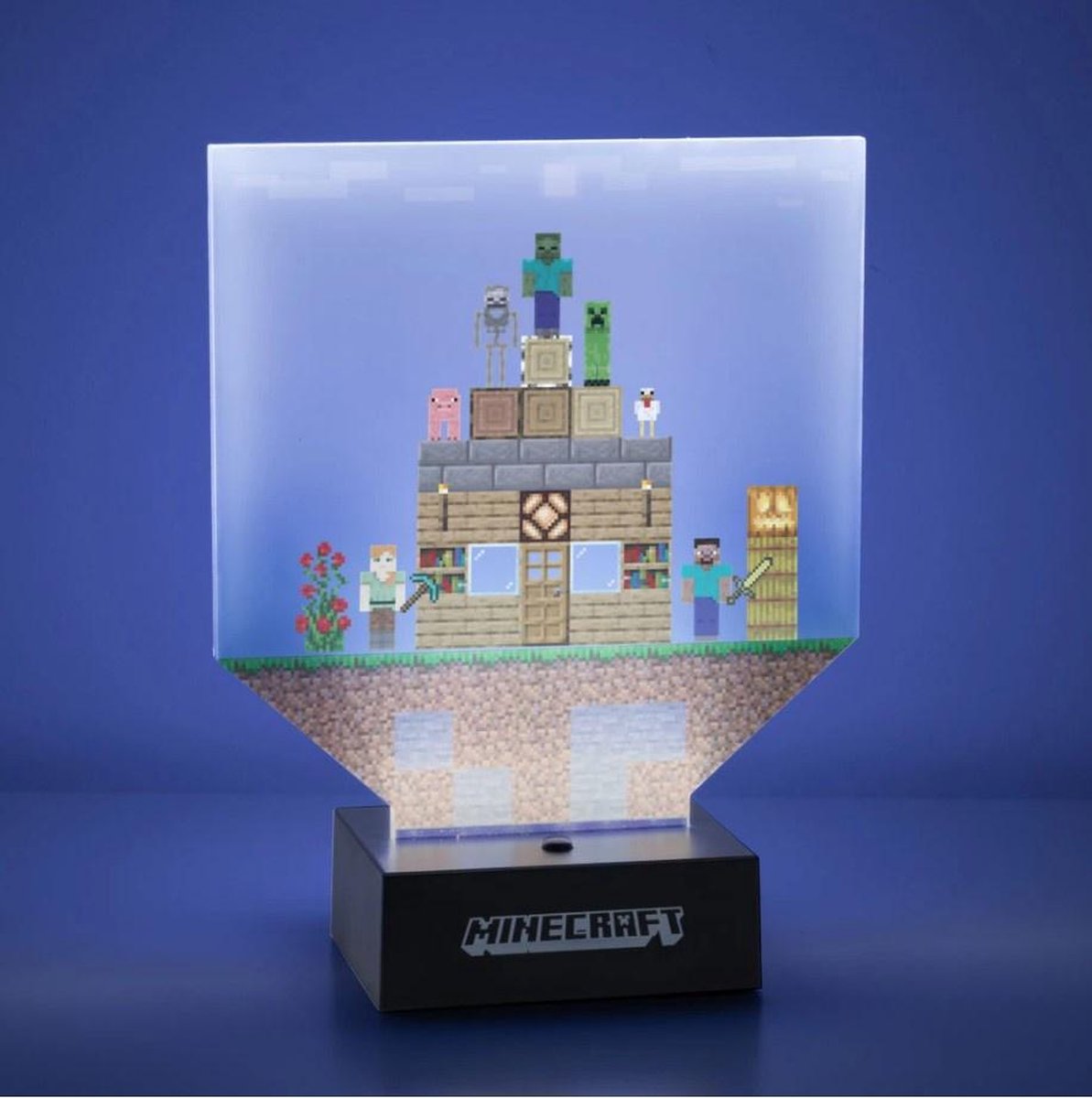 Minecraft Build a level acrylic light Gamesellers.nl