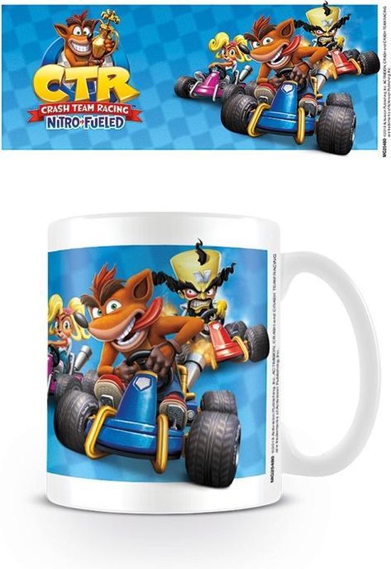 Crash Team Racing race mug Gamesellers.nl