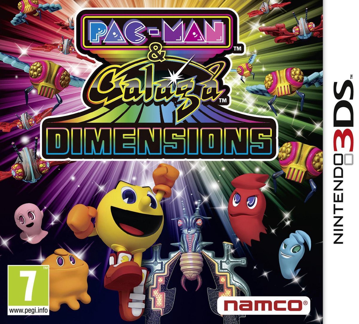 Pac-Man and Galaga dimensions Gamesellers.nl