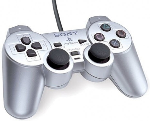 Sony Dual Shock 2 controller voor Playstation 2 Zilver origineel Gamesellers.nl